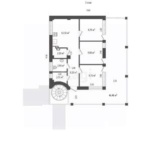 Дом 460м², 3-этажный, участок 3 сот.  