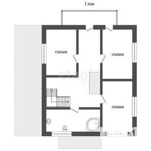 Дом 740м², 3-этажный, участок 12 сот.  