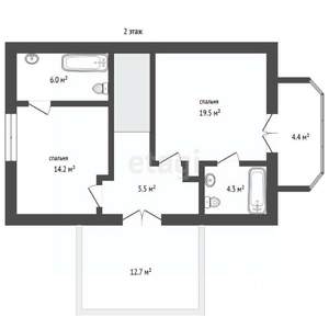 Дом 285м², 3-этажный, участок 12 сот.  