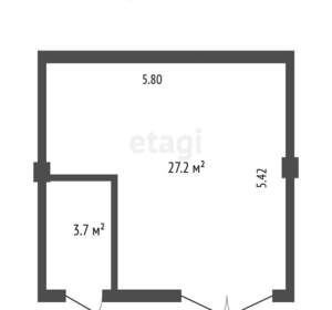 Дом 170м², 2-этажный, участок 1 сот.  