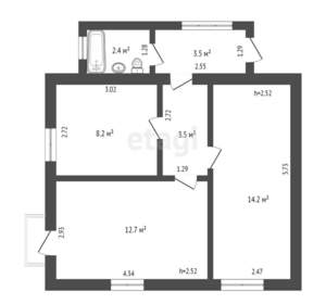 Дом 75м², 2-этажный, участок 2 сот.  