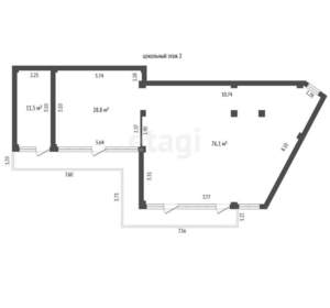 Дом 306м&sup2;, 3-этажный, участок 4 сот.  