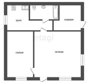 Дом 101м², 2-этажный, участок 7 сот.  