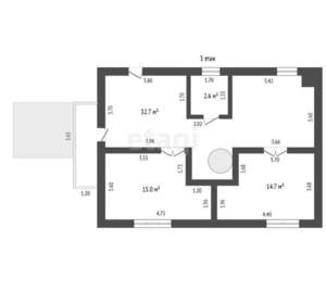 Дом 225м², 3-этажный, участок 3 сот.  