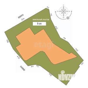 Дом 440м², 2-этажный, участок 8 сот.  