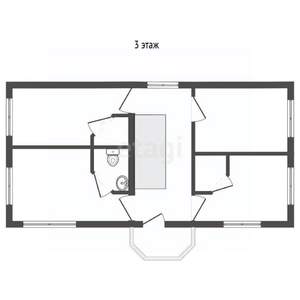 Дом 174м², 3-этажный, участок 2 сот.  