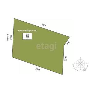 Дом 180м², 3-этажный, участок 5 сот.  