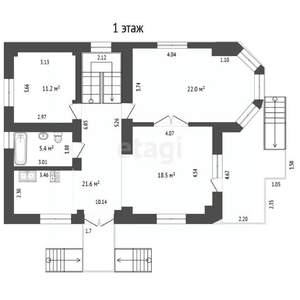 Дом 350м², 3-этажный, участок 10 сот.  