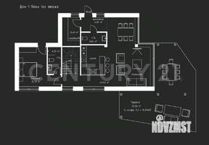 Коттедж 386м², 3-этажный, участок 4 сот.  
