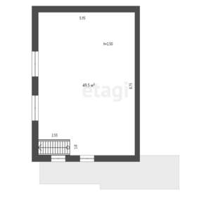 Дом 207м&sup2;, 4-этажный, участок 1 сот.  