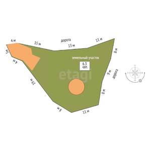 Дом 610м&sup2;, 4-этажный, участок 6 сот.  