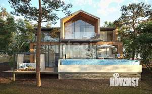 Дом 485м&sup2;, 3-этажный, участок 8 сот.  