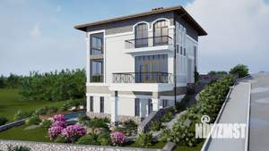 Коттедж 245м&sup2;, 3-этажный, участок 5 сот.  