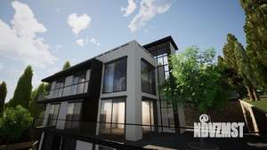 Коттедж 380м&sup2;, 3-этажный, участок 14 сот.  