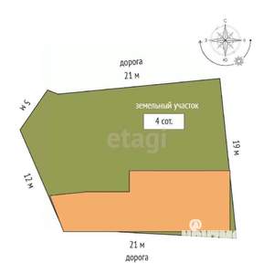 Дом 600м², 6-этажный, участок 4 сот.  