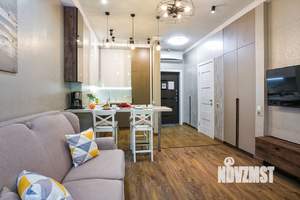 1-к квартира, посуточно, 48м2, 8/20 этаж