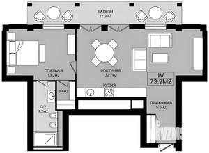 2-к квартира, на длительный срок, 75м2, 7/9 этаж
