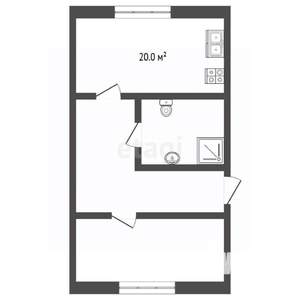 1-к квартира, на длительный срок, 55м2, 1/4 этаж