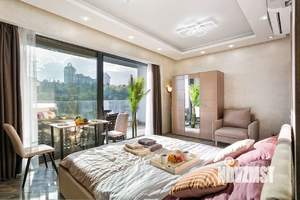 Студия квартира, посуточно, 45м2, 17/20 этаж
