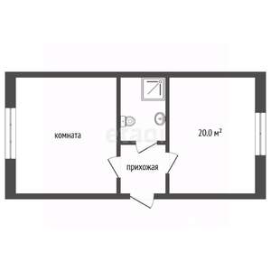 1-к квартира, на длительный срок, 55м2, 1/4 этаж