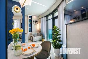 Студия квартира, посуточно, 35м2, 4/9 этаж