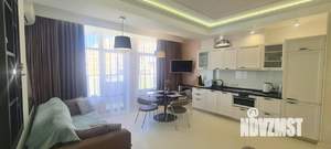 1-к квартира, посуточно, 46м2, 8/18 этаж