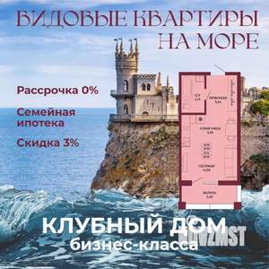 Студия квартира, вторичка, 31м2, 1/16 этаж