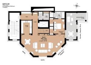 4-к квартира, вторичка, 369м2, 4/5 этаж