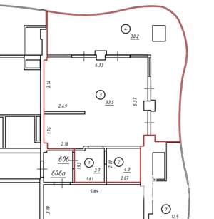 Студия квартира, вторичка, 72м2, 6/6 этаж