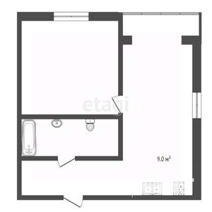 1-к квартира, вторичка, 47м2, 5/8 этаж