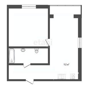 2-к квартира, вторичка, 47м2, 5/6 этаж