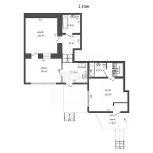 5-к квартира, вторичка, 136м2, 1/1 этаж