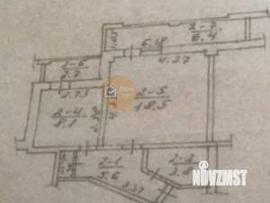 1-к квартира, вторичка, 42м2, 1/5 этаж