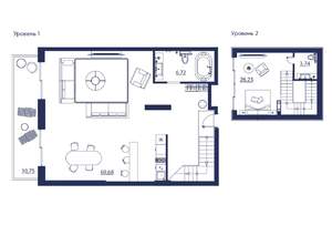 6-к квартира, вторичка, 117м2, 8/8 этаж