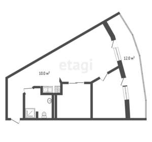3-к квартира, вторичка, 70м2, 18/18 этаж