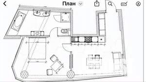 2-к квартира, вторичка, 81м2, 7/12 этаж