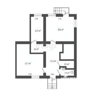 3-к квартира, вторичка, 96м2, 1/5 этаж