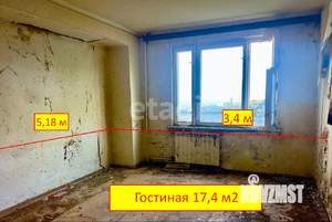1-к квартира, вторичка, 33м2, 8/9 этаж