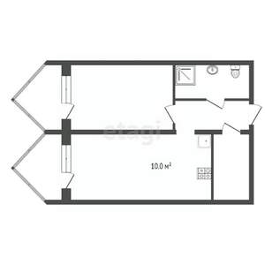 2-к квартира, вторичка, 54м2, 3/8 этаж