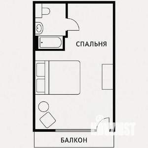 Студия квартира, вторичка, 30м2, 6/8 этаж