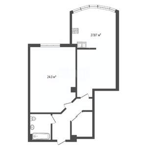 2-к квартира, вторичка, 69м2, 15/15 этаж