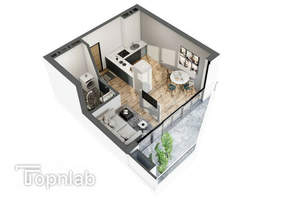 Студия квартира, вторичка, 37м2, 8/9 этаж