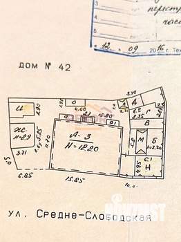 2-к квартира, вторичка, 54м2, 1/1 этаж