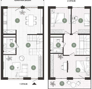 4-к квартира, вторичка, 137м2, 1/3 этаж