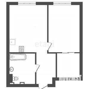 2-к квартира, вторичка, 57м2, 3/12 этаж