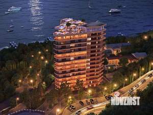 Студия квартира, строящийся дом, 78м2, 13/15 этаж