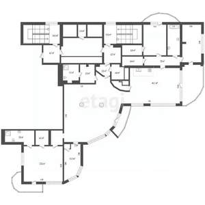 6-к квартира, вторичка, 242м2, 7/8 этаж