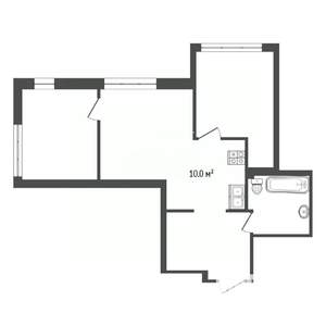 1-к квартира, вторичка, 50м2, 11/14 этаж