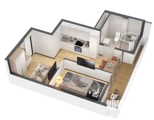 1-к квартира, вторичка, 38м2, 3/8 этаж