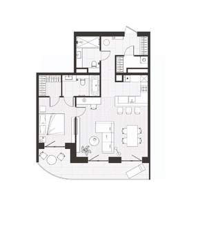 2-к квартира, вторичка, 92м2, 3/9 этаж